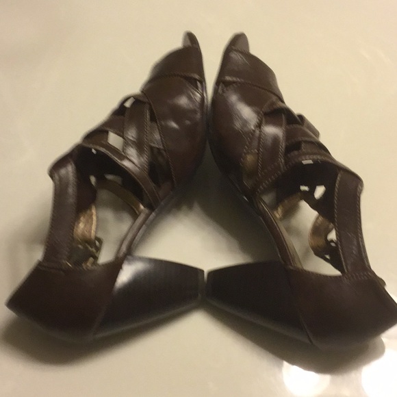 MUDD cage style ankle strap high heels SZ 8M - Picture 4 of 5